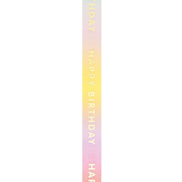 Washi Tapes Happy Birthday - Rainbow