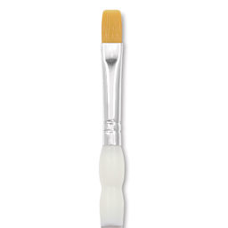 Royal Brush Soft-Grip Golden Taklon Brush, SHRT SHDR 10