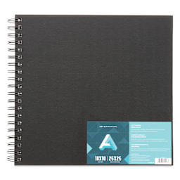 Art Alternatives Spiral-Bound Sketch Book, 80 Sheets, White, 10" x 10"