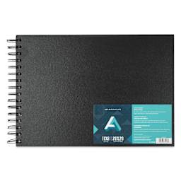 Art Alternatives Spiral-Bound Sketchbook - Landscape, 80 Sheets, White, 8" x 11"