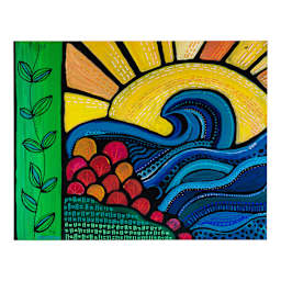 Art Alternatives Chalkboard - 11" x 14", example artwork