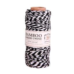 Bamboo Bakers Twine Spool Black/White