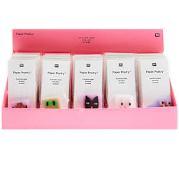 Rico Design Animal-Shaped Eraser P.O.P. Display 50-Piece P.O.P.