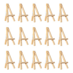 Hello, Artist! Mini Easel, Pkg of 15, 5” x 3”