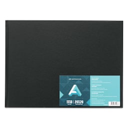 Art Alternatives Hard-Bound Sketchbook, Landscape, 110 Sheets, White, 11" x 8"