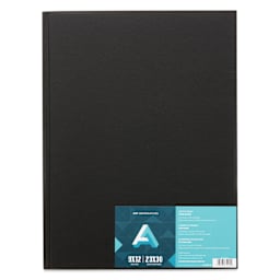 Art Alternatives Hard-Bound Sketchbook, 110 Sheets, White, 9" x 12"