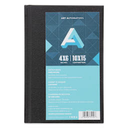 Art Alternatives Hard-Bound Sketchbook, 110 Sheets, White, 4" x 6"