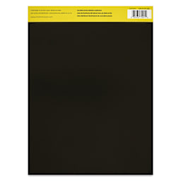 Art Alternatives Economy Canvas Pad - White, 9" x 12", back of pad