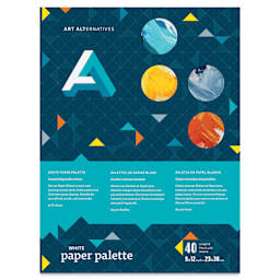 Art Alternatives White Paper Palette Pad - 9" x 12"
