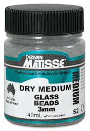 Matisse Acrylic Effects Dry Medium Glass Beads - 3 mm, 40 ml