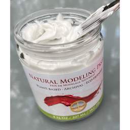 Natural Earth Paint Natural Acrylik Modeling Paste - 237 ml jar with a palette knife