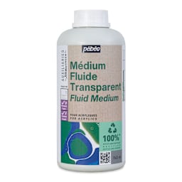 Pebeo Studio Green Transparent Fluid Acrylic Medium - 945 ml