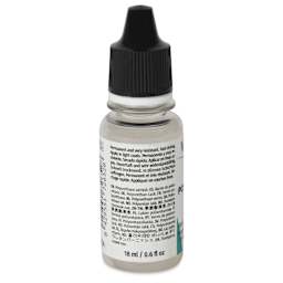 Vallejo Satin Polyurethane Varnish - Satin, 18 ml - back of bottle