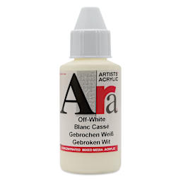 Ara Artists’ Acrylic Paint - Off White, 100 ml bottle