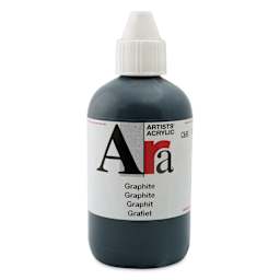 Ara Artists’ Acrylic Paint - Graphite, 250 ml