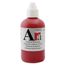 Ara Artists’ Acrylic Paint - Cadmium Red Deep, 250 ml