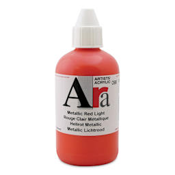 Ara Artists’ Acrylic Paint - Metallic Red Light, 250 ml