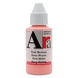 Ara Artists’ Acrylic Paint - Pink Medium, 100 ml bottle