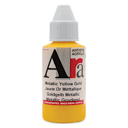 Ara Artists’ Acrylic Paint - Metallic Yellow Gold, 100 ml