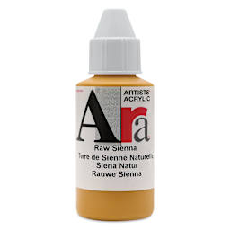 Ara Artists’ Acrylic Paint - Raw Sienna, 100 ml bottle