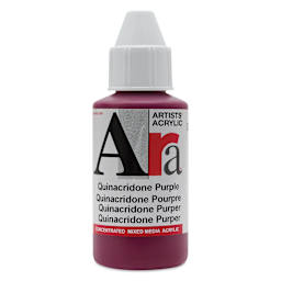 Ara Artists’ Acrylic Paint - Quinacridone Purple, 100 ml bottle