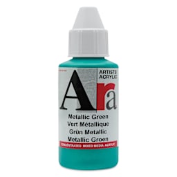 Ara Artists’ Acrylic Paint - Metallic Green, 100 ml