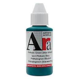 Ara Artists’ Acrylic Paint - Phthalo Green Blue Shade, 100 ml bottle