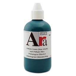 Ara Artists’ Acrylic Paint - Phthalo Green Blue Shade, 250 ml bottle