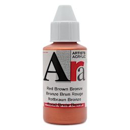 Ara Artists’ Acrylic Paint - Red Brown Bronze, 100 ml bottle