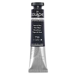 Sennelier Extra Fine Gouache - Mars Black, 21 ml Tube