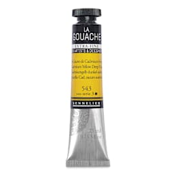 Sennelier Extra Fine Gouache - Cadmium Yellow Deep Hue, 21 ml Tube