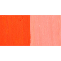 Sennelier Extra Fine Gouache - Fluorescent Orange, swatch