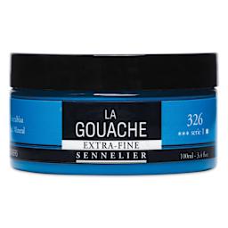 Sennelier Extra Fine Gouache - Phthalocyanine Blue, 100 ml Jar