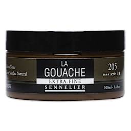 Sennelier Extra Fine Gouache - Raw Umber, 100 ml Jar