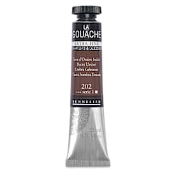 Sennelier Extra Fine Gouache - Burnt Umber, 21 ml Tube