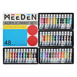 Meeden Acrylic Paints - Set of 48, 12 ml tubes