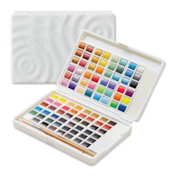 Meeden Watercolor Half Pans - Set of 96, Assorted Colors, Half Pan