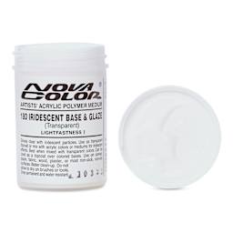 Nova Color Artists’ Acrylic Polymer Paint - Iridescent Base & Glaze, 118 ml Jar
