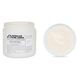 Nova Color Artists’ Acrylic Polymer Paint - Yellow Pearl, 473 ml Jar