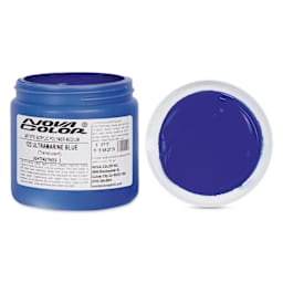 Nova Color Artists’ Acrylic Polymer Paint - Ultramarine Blue, 473 ml Jar