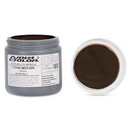 Nova Color Artists’ Acrylic Polymer Paint - Raw Umber Dark, 473 ml Jar