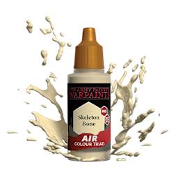 The Army Painter Warpaints Air Acrylic Airbrush Paint - Skeleton Bone, 18 ml bottle with splash of color
