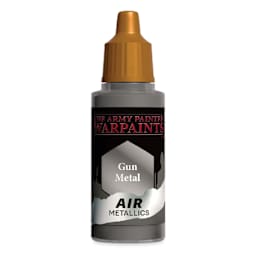 The Army Painter Warpaints Air Acrylic Airbrush Paint - Gun Metal, 18 ml bottle