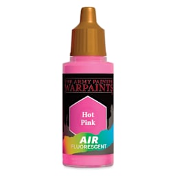 The Army Painter Warpaints Air Acrylic Airbrush Paint - Fluorescent Hot Pink, 18 ml bottle