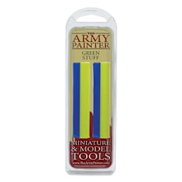 The Army Painter Kneadatite Green Stuff Epoxy Modeling Putty, in packaging
