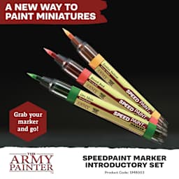 A new way to paint miniatures. Grab your marker and go! Speedpaint Marker Introductory Set. Products Code: SM8001. The Army Painting