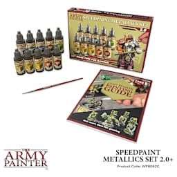 The Army Painter. Speedpaint Metallics Set 2.0+ Product Code: WP8062C