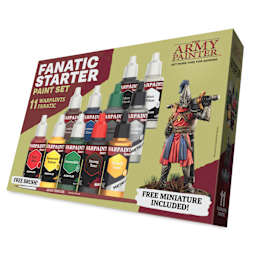 The Army Painter Warpaint Fanatics Acrylic Paints - Set of 11, Starter Set, 18 ml Bottles