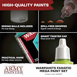 High-Quality Paints, Mixing balls included, Spill-free dropper, Practical name, Smart twister cap