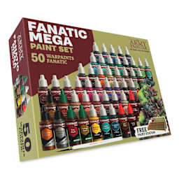 The Army Painter Warpaint Fanatics Acrylic Paints - Set of 50, Mega Set, 18 ml Bottles